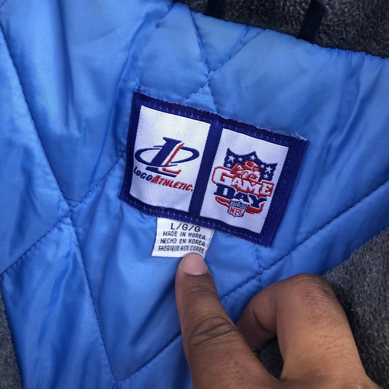 Logo Athletic x NFL Puffer Jacket Tennessee Titans - Depop