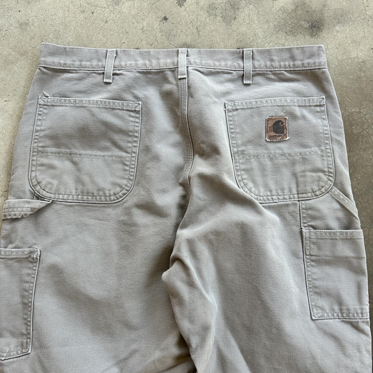 Carhart Carpenter Loose Fit Pants Canvas Fit Baggy... - Depop