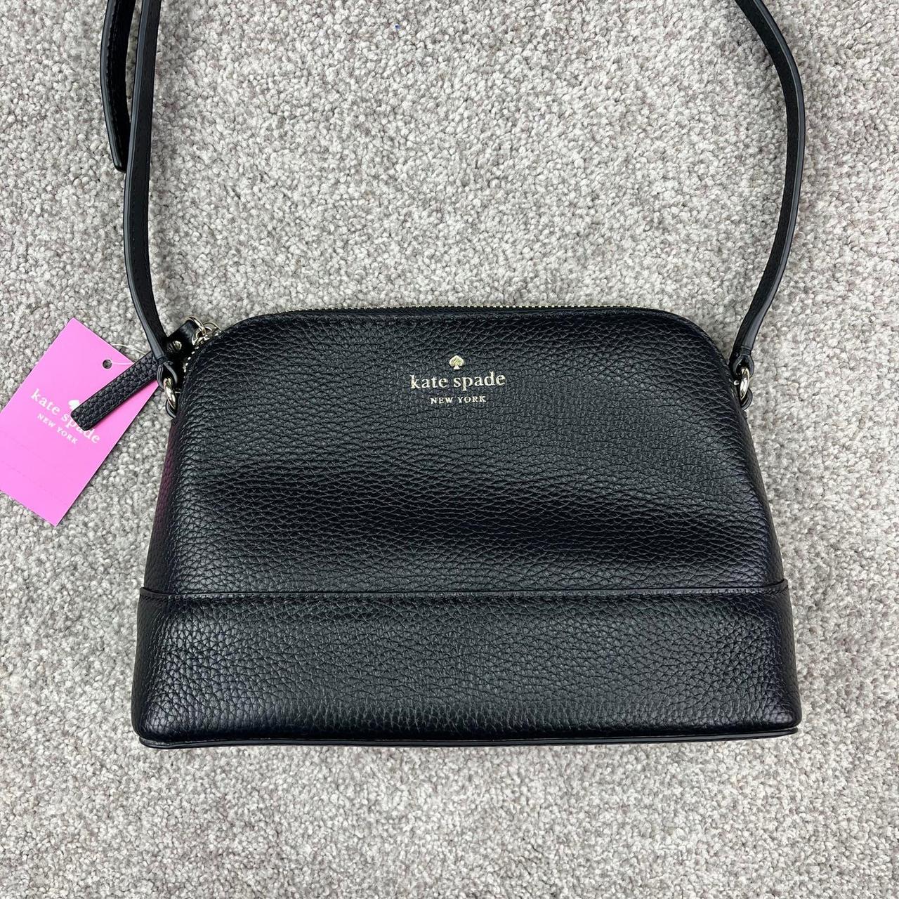 Kate Spade Handbag Hanna Pebbled Leather Crossbody in shops Black