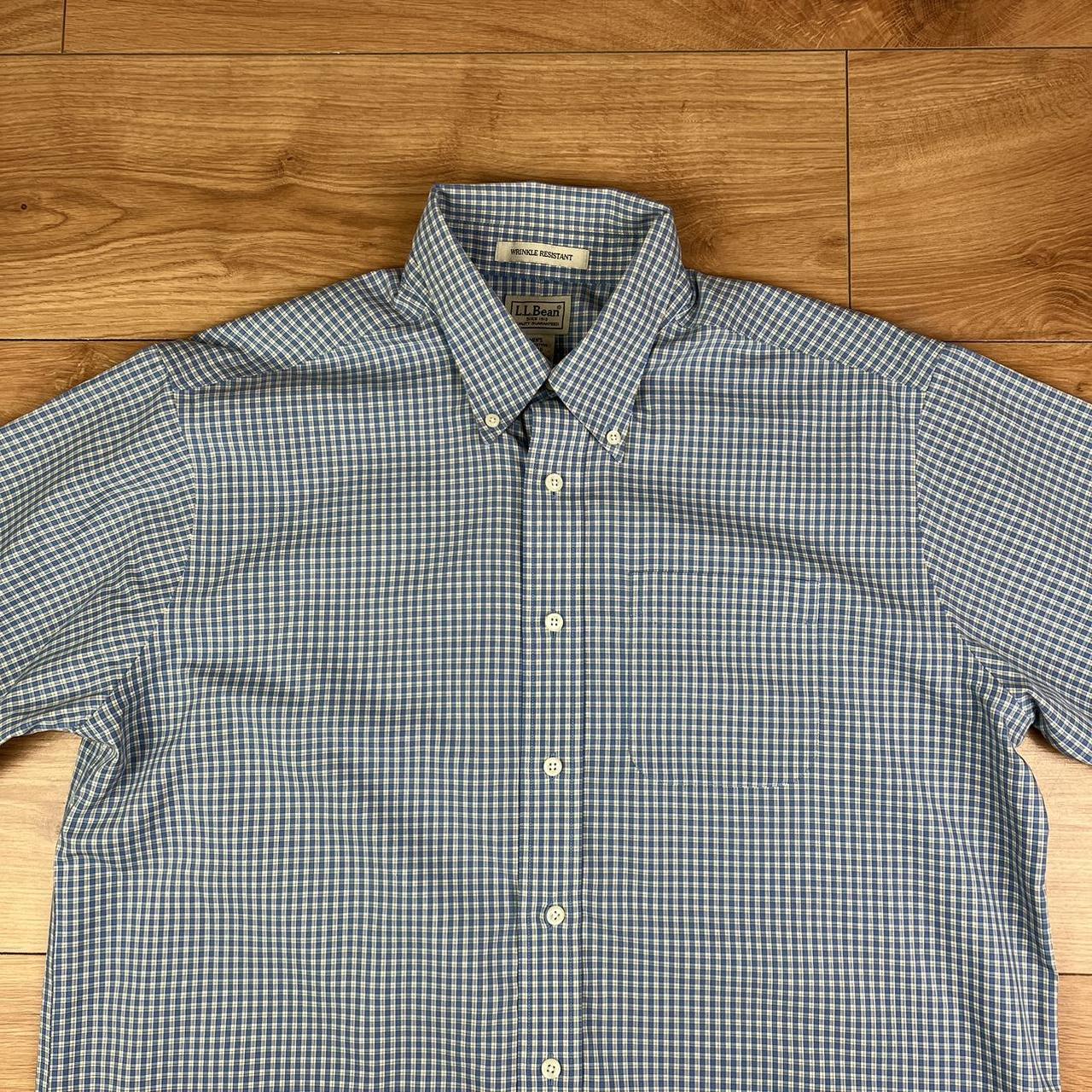 L.L.Bean Men's Blue Shirt | Depop