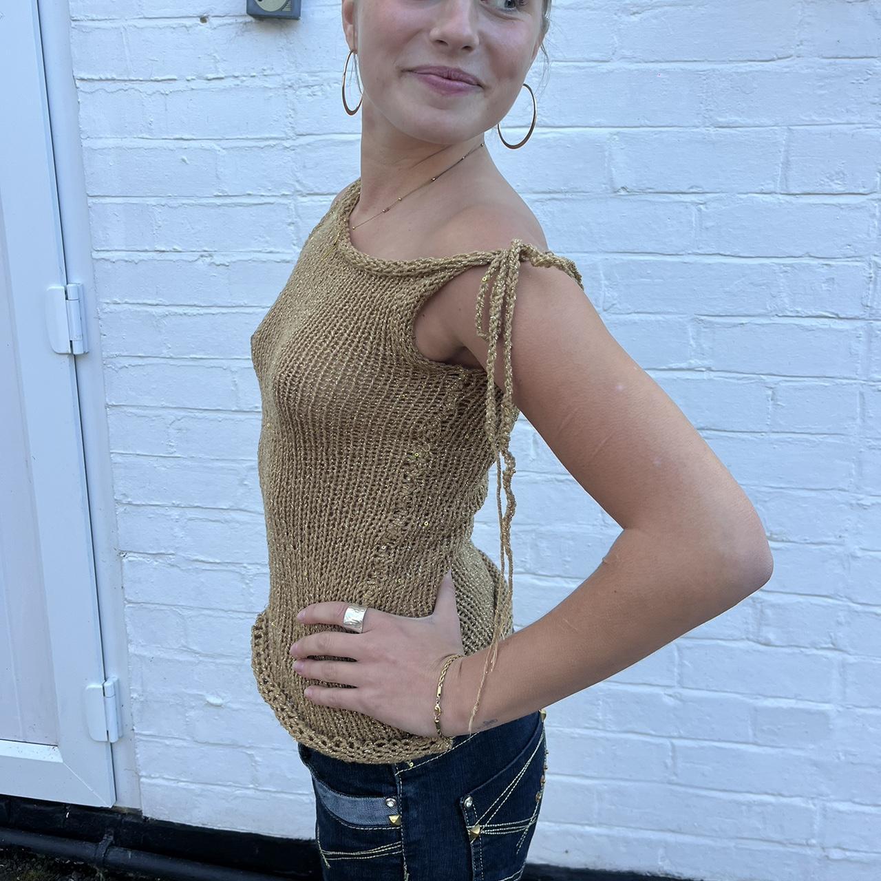 The Jasmine Knit Latest Design gold glitter Depop