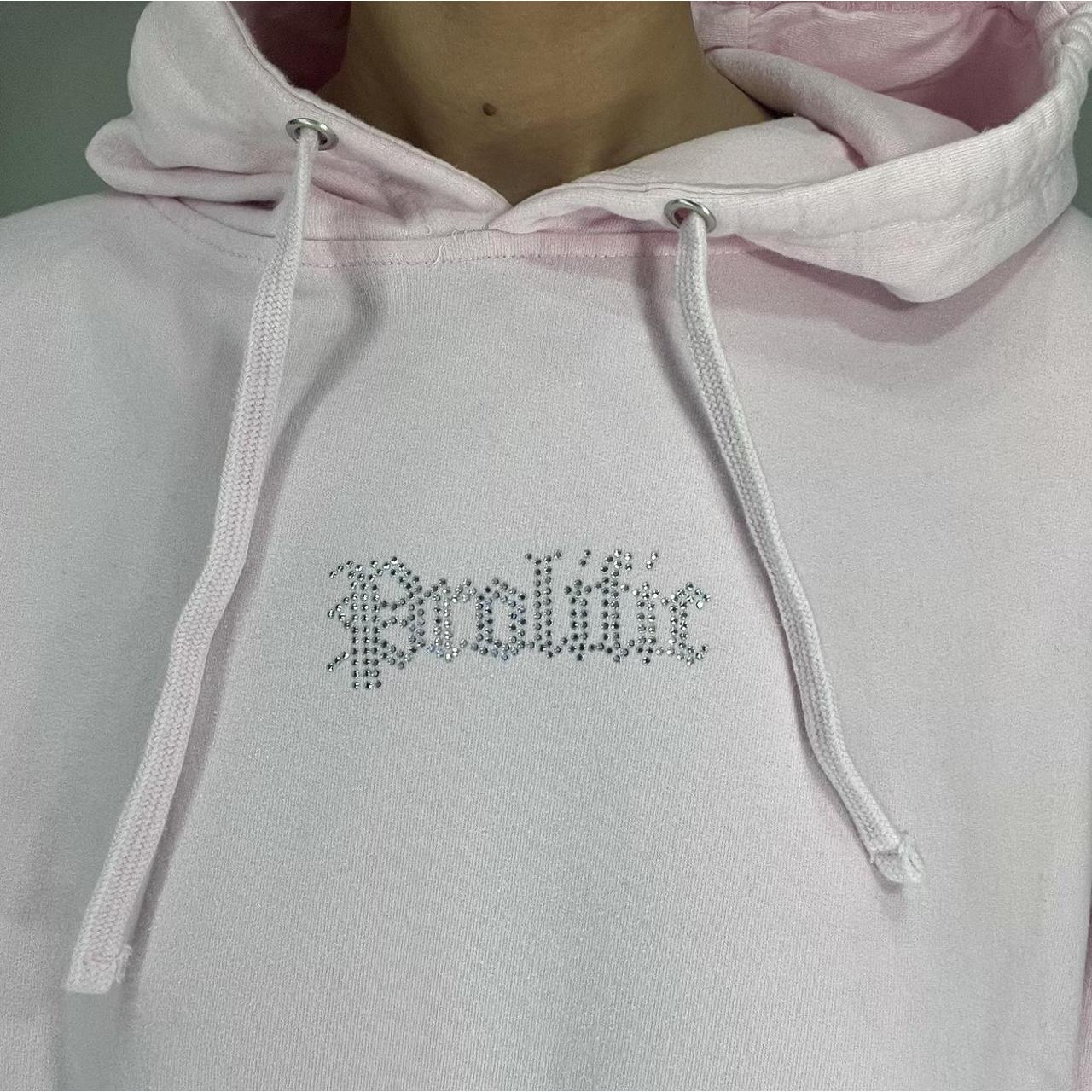Cropped Hoodie Prolific Rhinestone Hoodie The Prolific Shop Bones