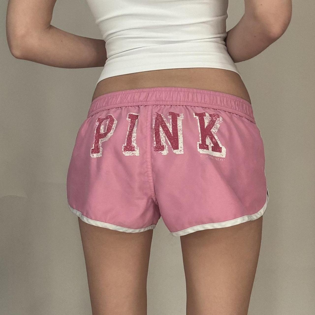 Pink shorts victoria's secret 2016 hotsell