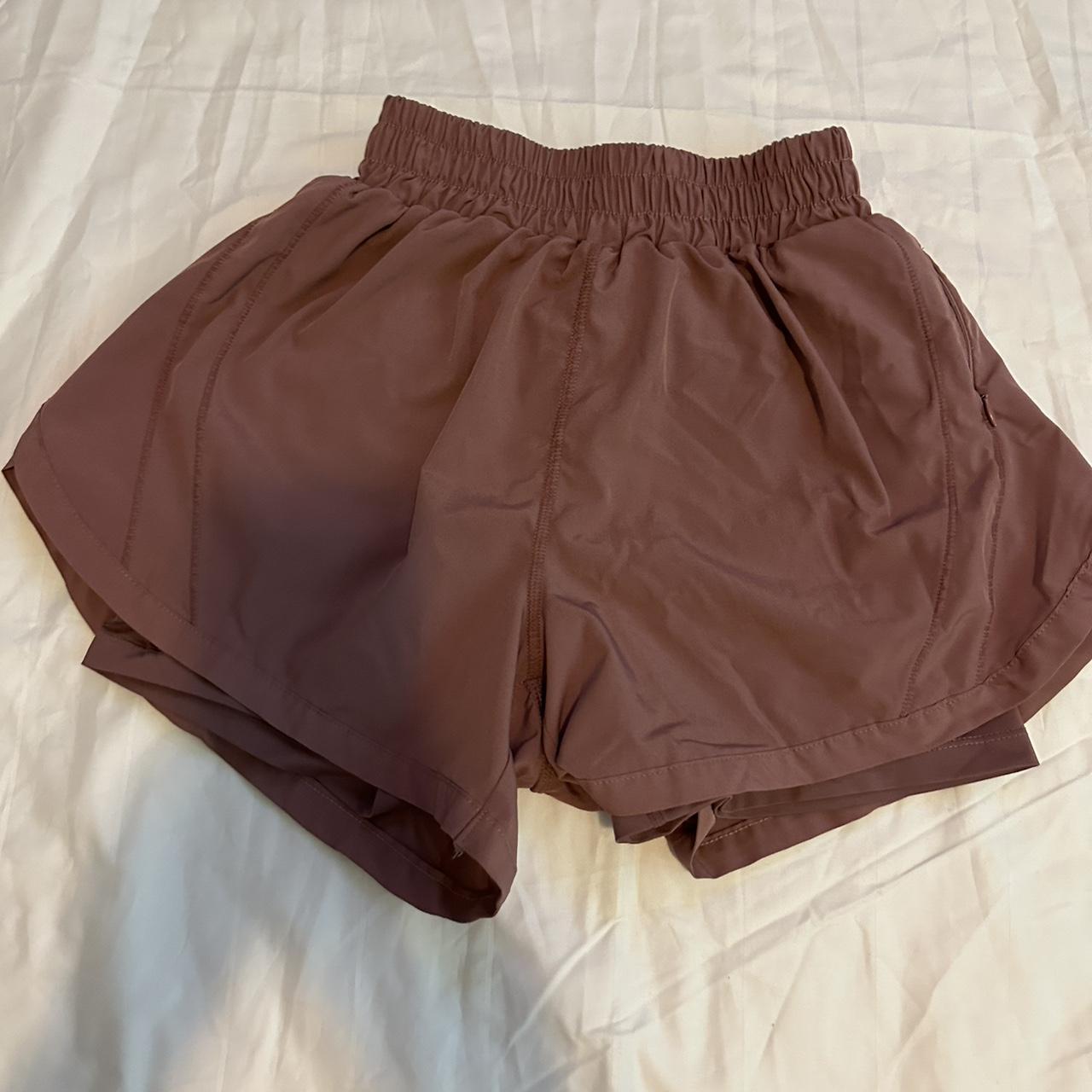 AS Revival Women's Burgundy and Pink Shorts