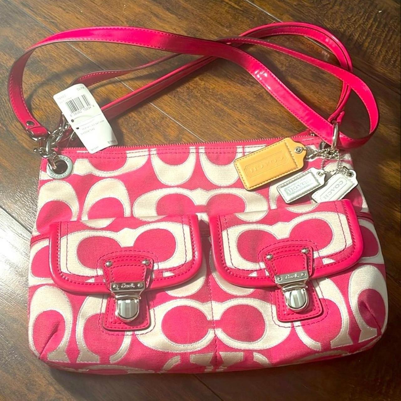 vintage fuchsia coach bag never used brand new with. Depop