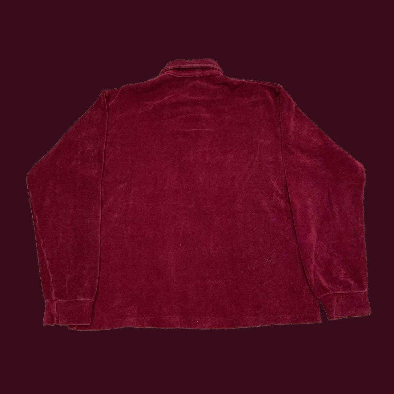 Campus Men's Polo shirt - Burgundy/Red - S – 70s … - image 2