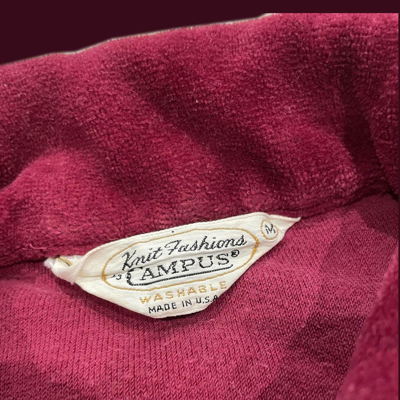 Campus Men's Polo shirt - Burgundy/Red - S – 70s … - image 3