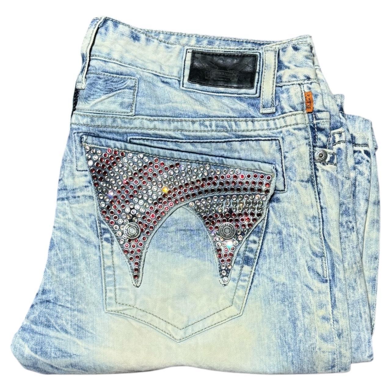 VINTAGE GLOBETROTTER ROBINS JEANS WITH QUAD FLAP | Depop