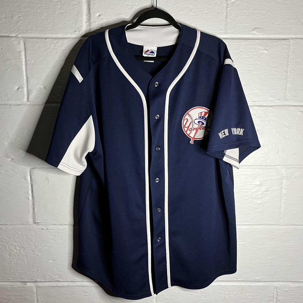 Yankee Blue New Large Majestic Jersey