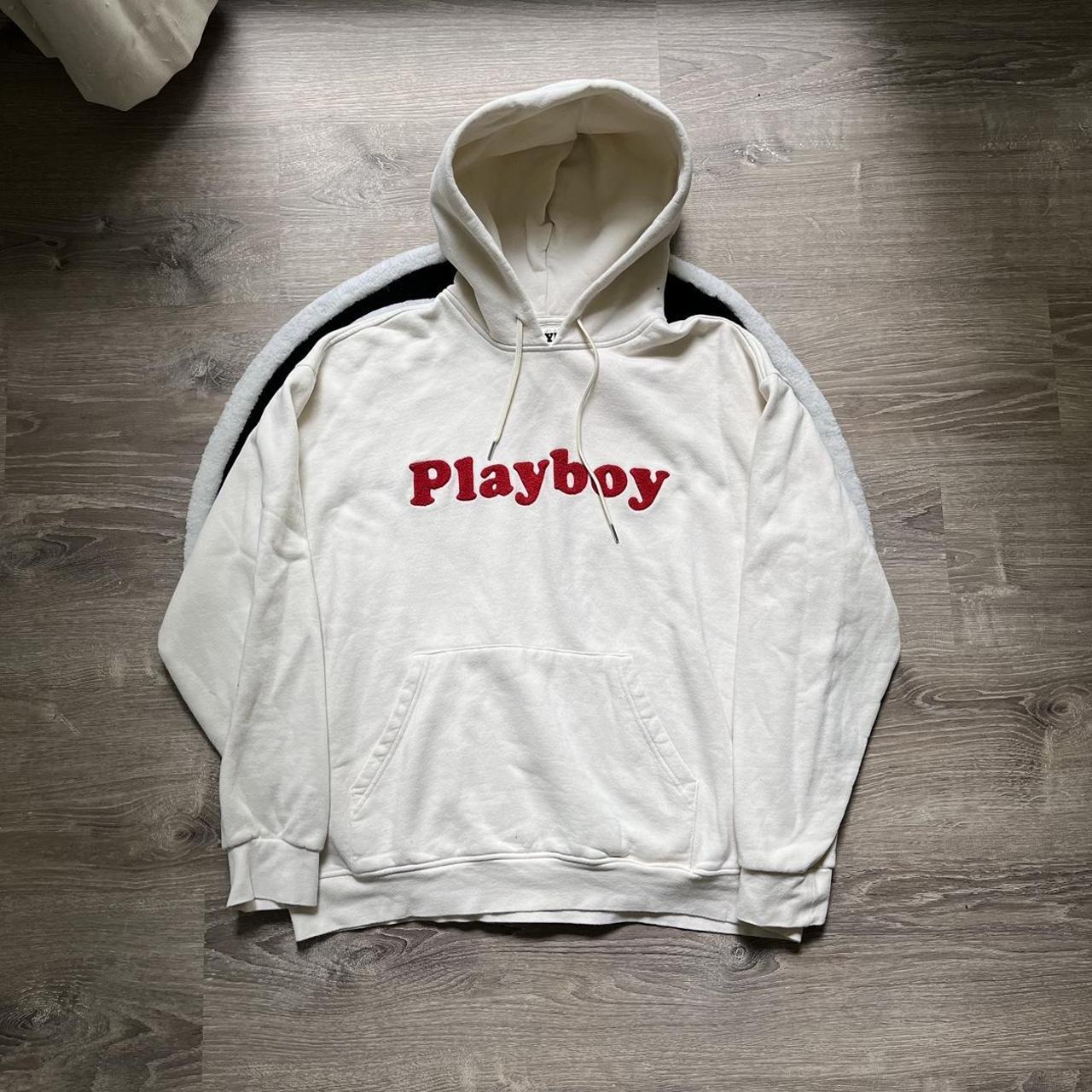 Playboy Hoodie 100% Cotton Size: Large Color:... - Depop