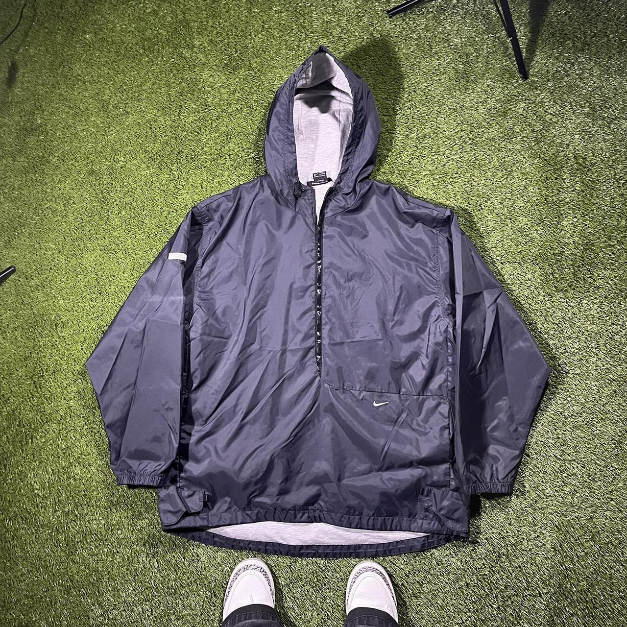 Nike nylon hot sale windbreaker