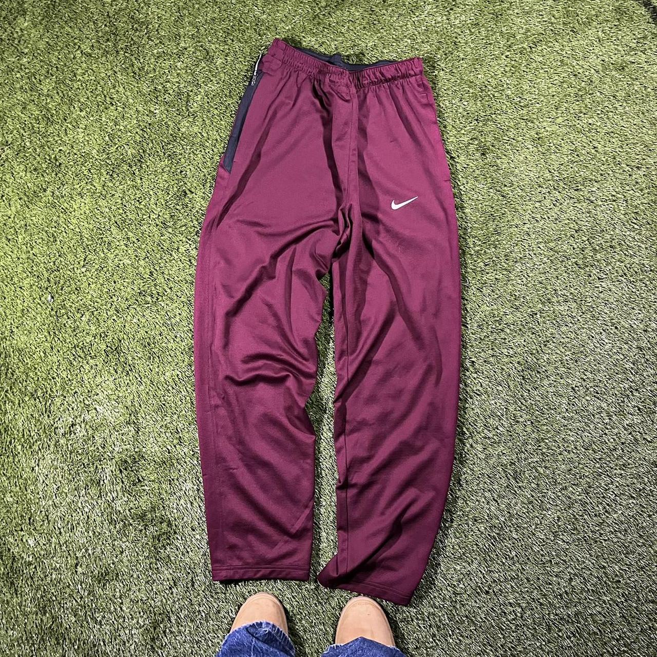 Nike Sweatpants 100% Polyester Size: Medium - Depop