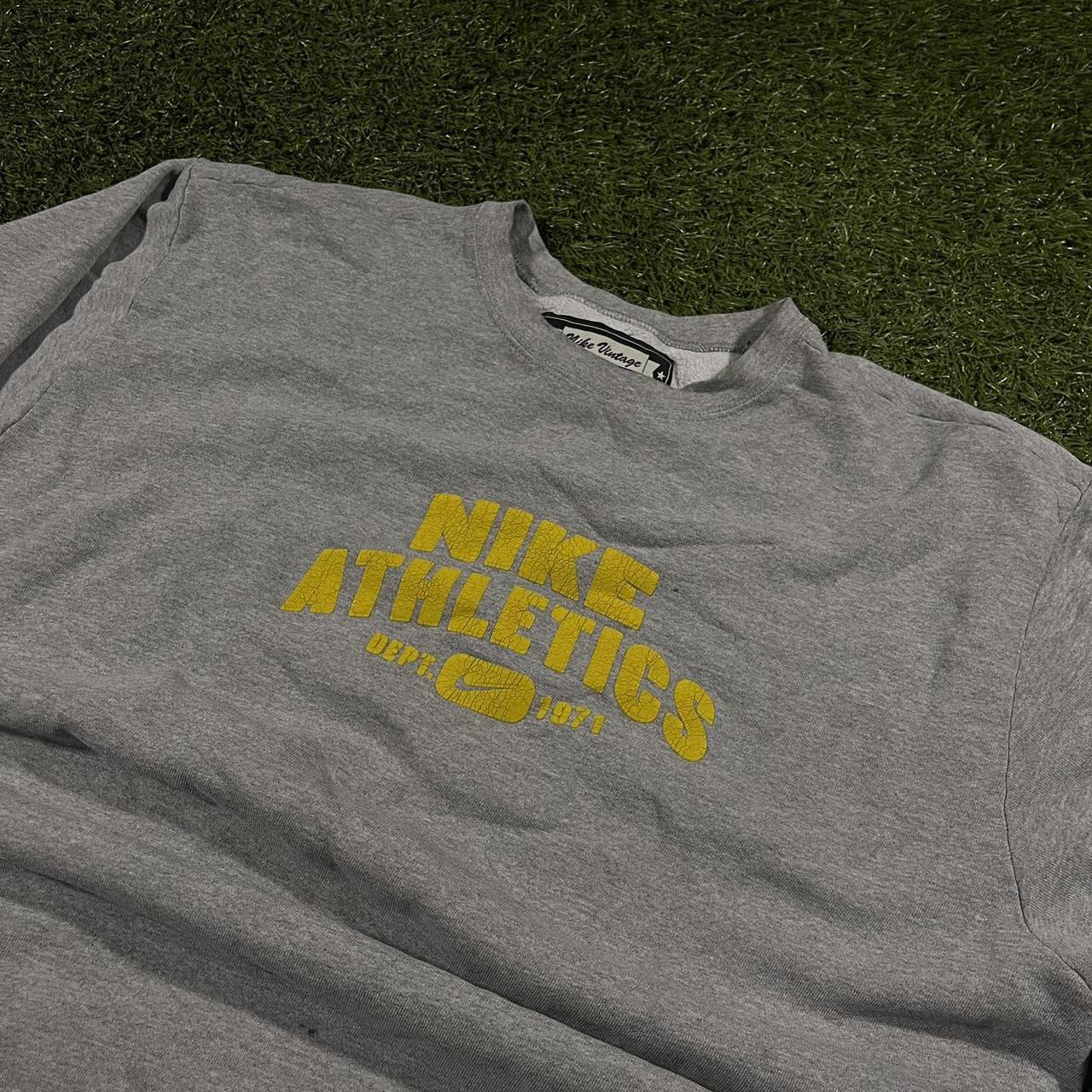 Vintage Nike Athletics Sweater Length: 28” Pit Depop