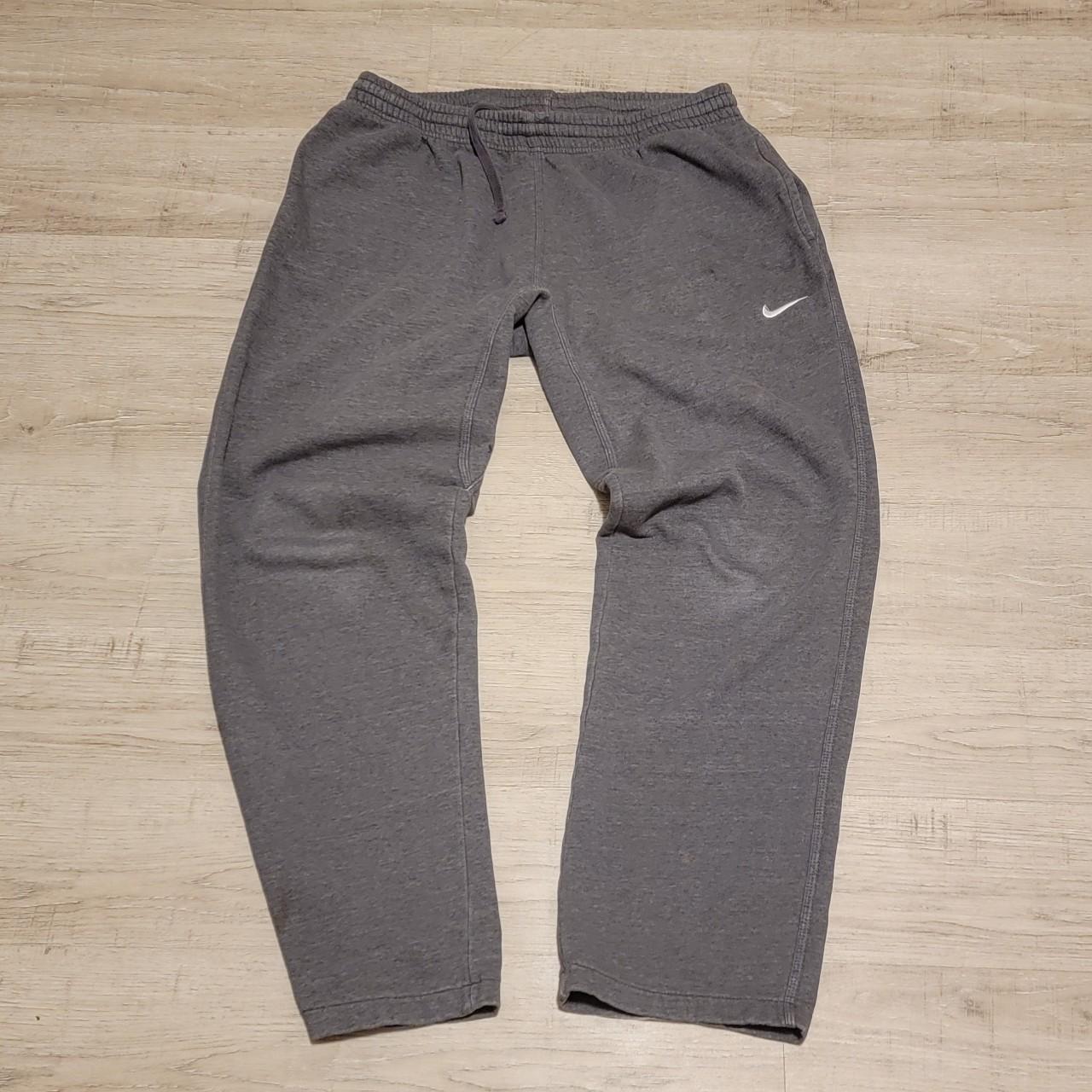 Vintage Blue Tag Nike Dark Grey Sweatpants Decent... - Depop