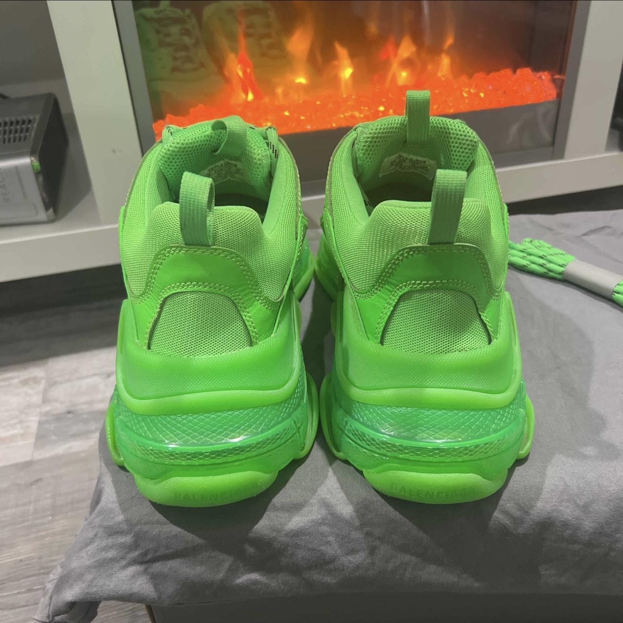 Green balenciagas hot sale