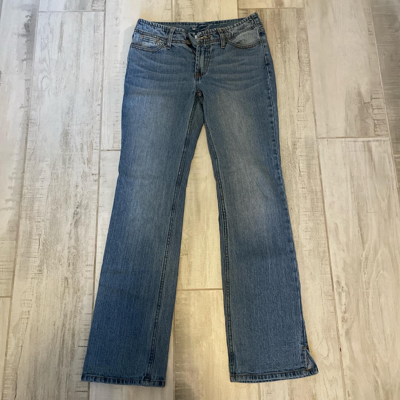 brandy melville eleanor jeans only worn once low... Depop