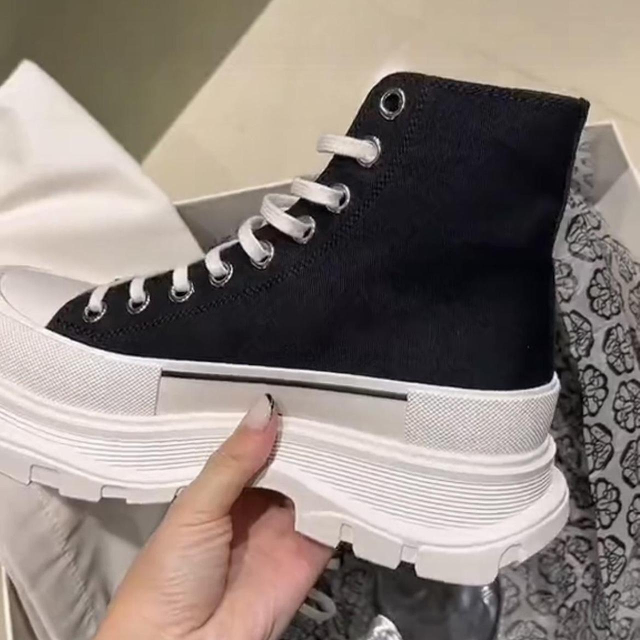 Alexander McQueen sneakers, worn once, a little Depop