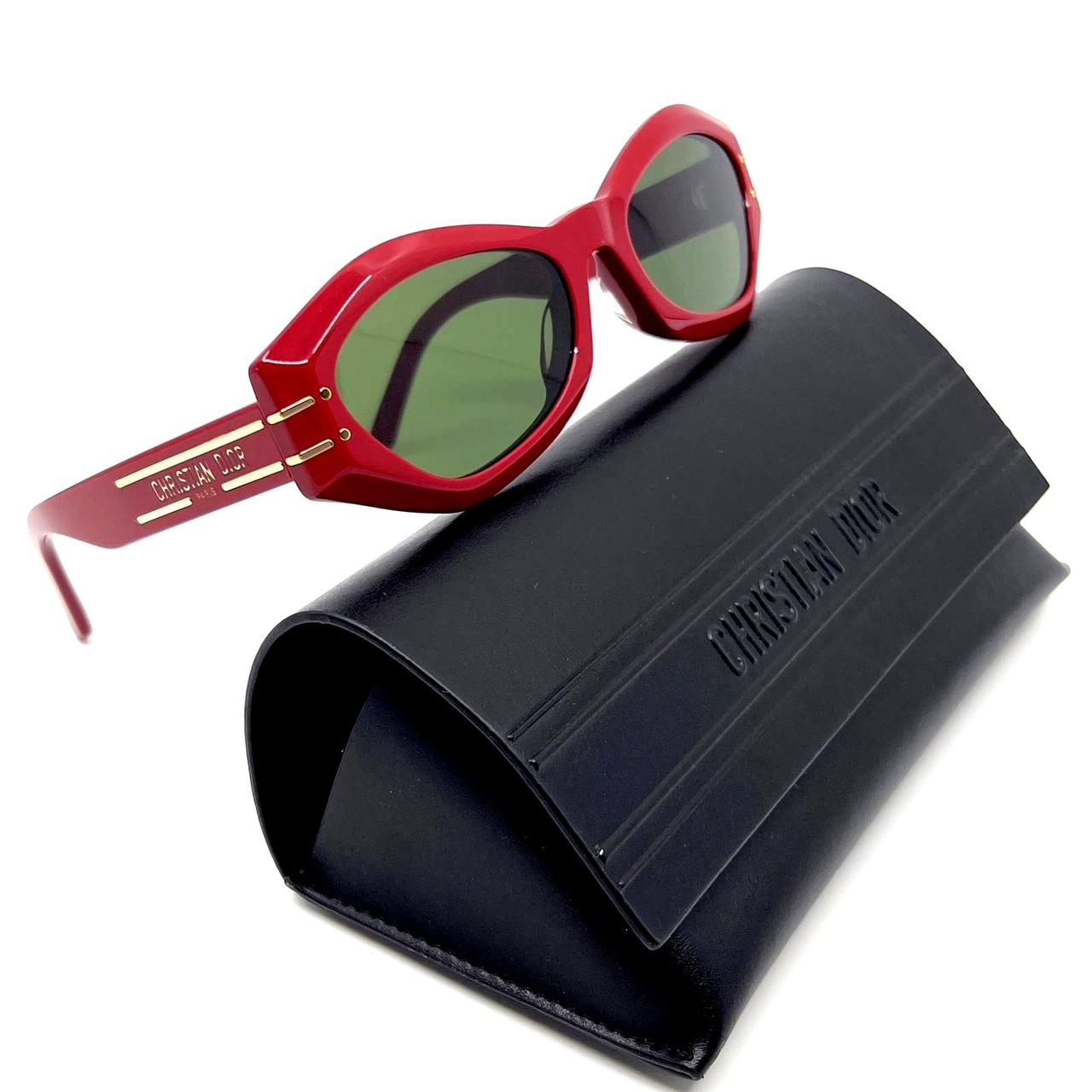 christian dior red sunglasses