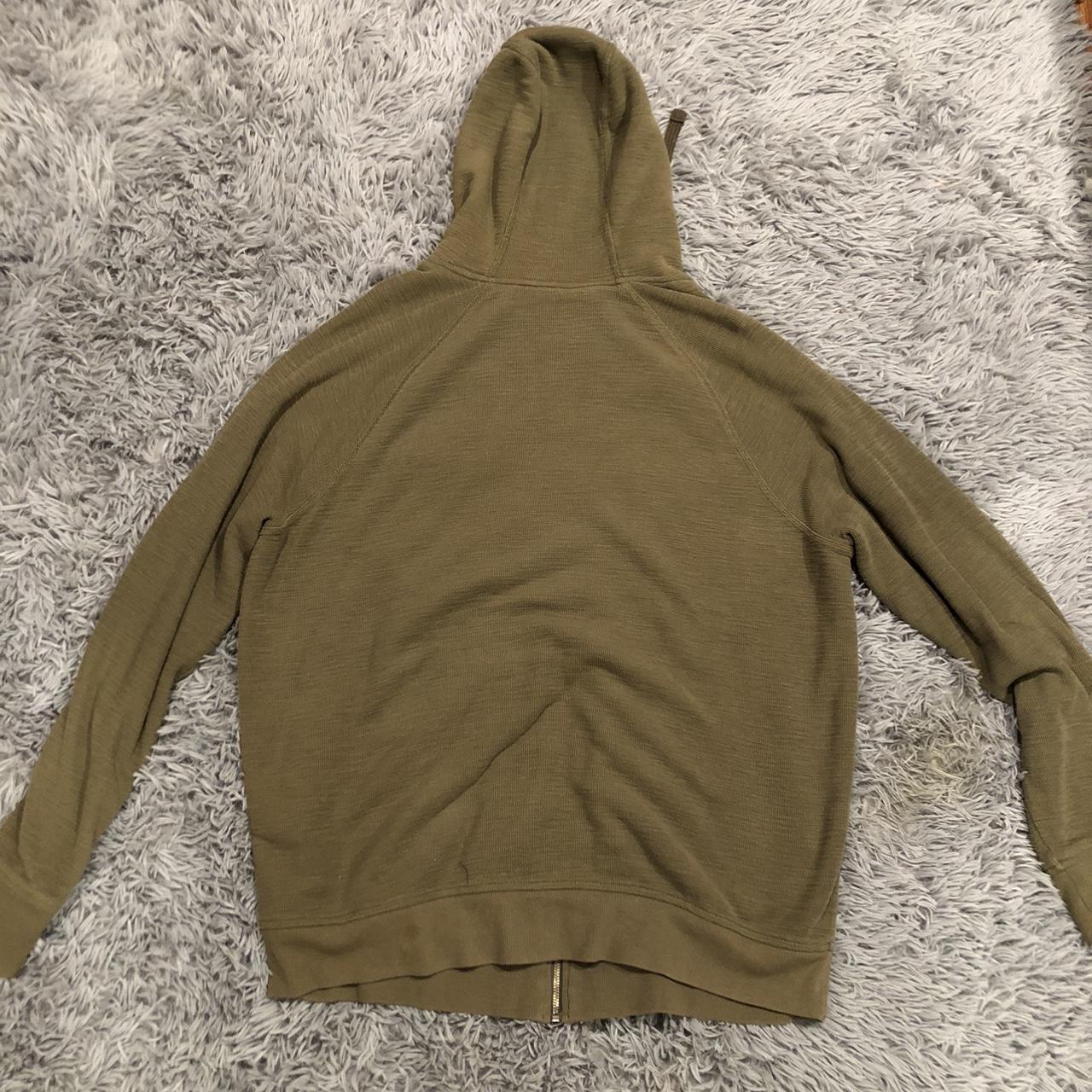 Men's Green and Khaki Hoodie | Depop