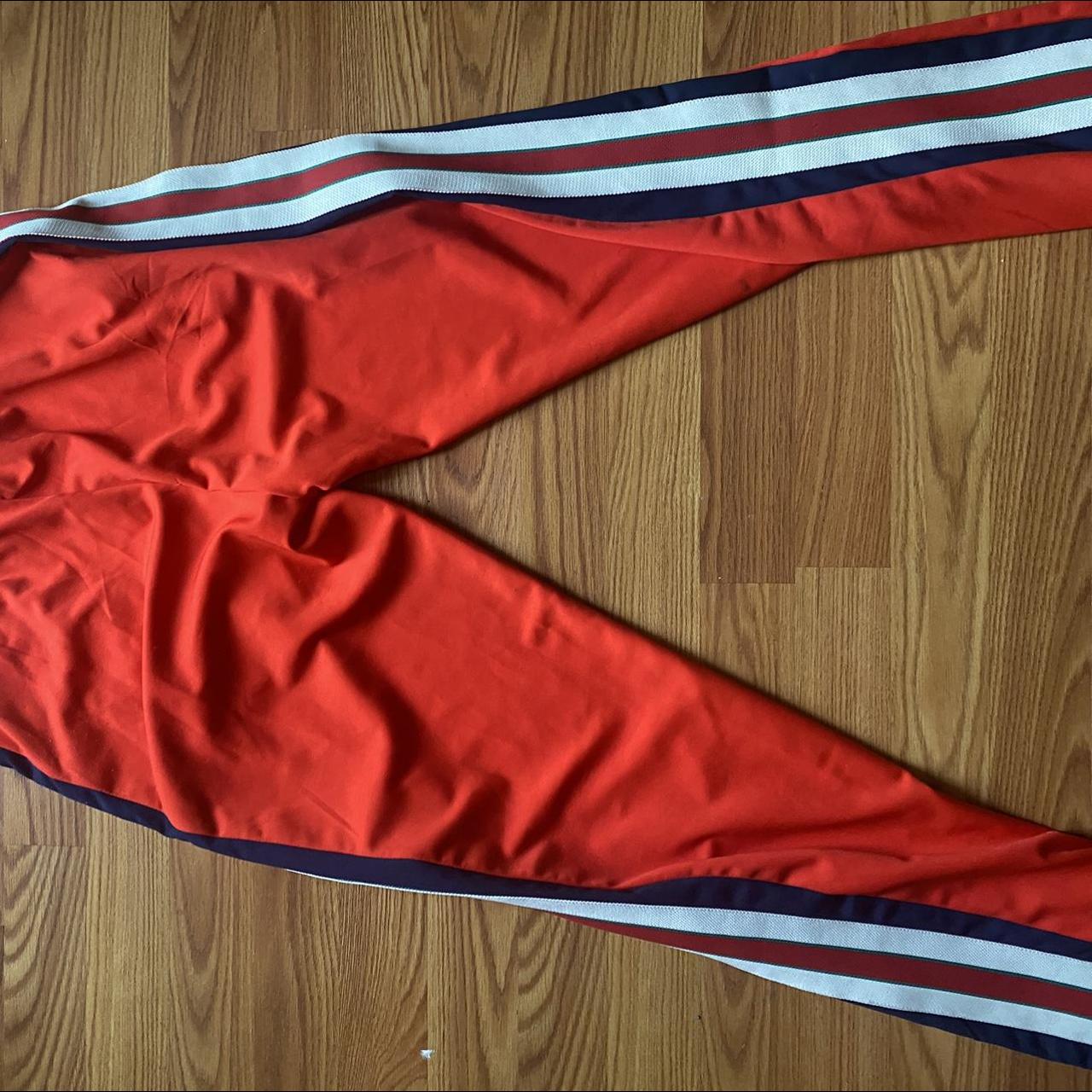 Gucci Men's Red and Black Joggers-tracksuits | Depop