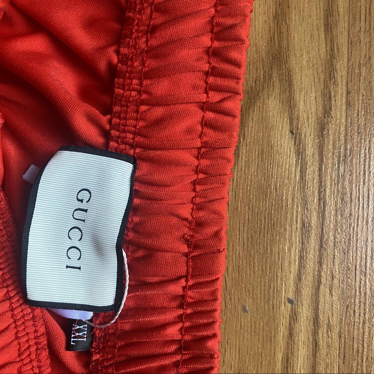 Gucci Men's Red and Black Joggers-tracksuits | Depop