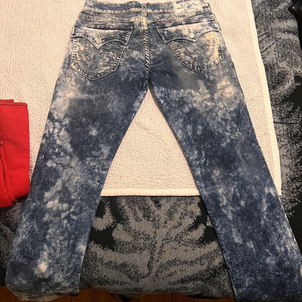 True religion acid wash jeans never seen before 34x32 - Depop