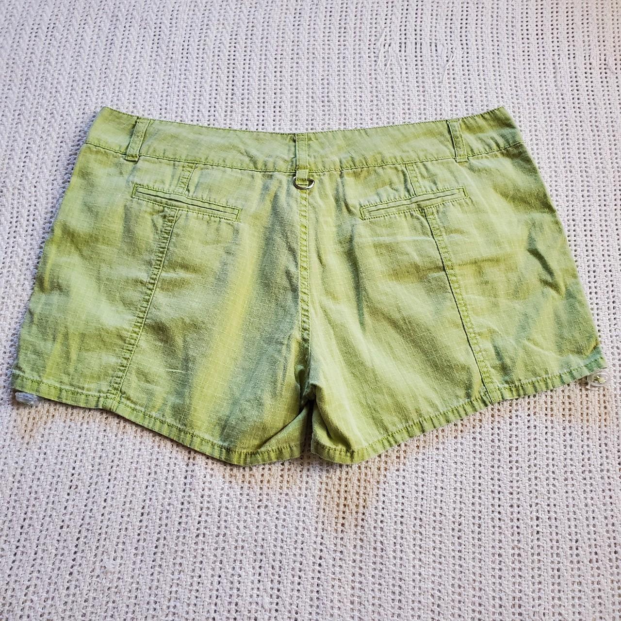 BeBop Women's Green Shorts Depop