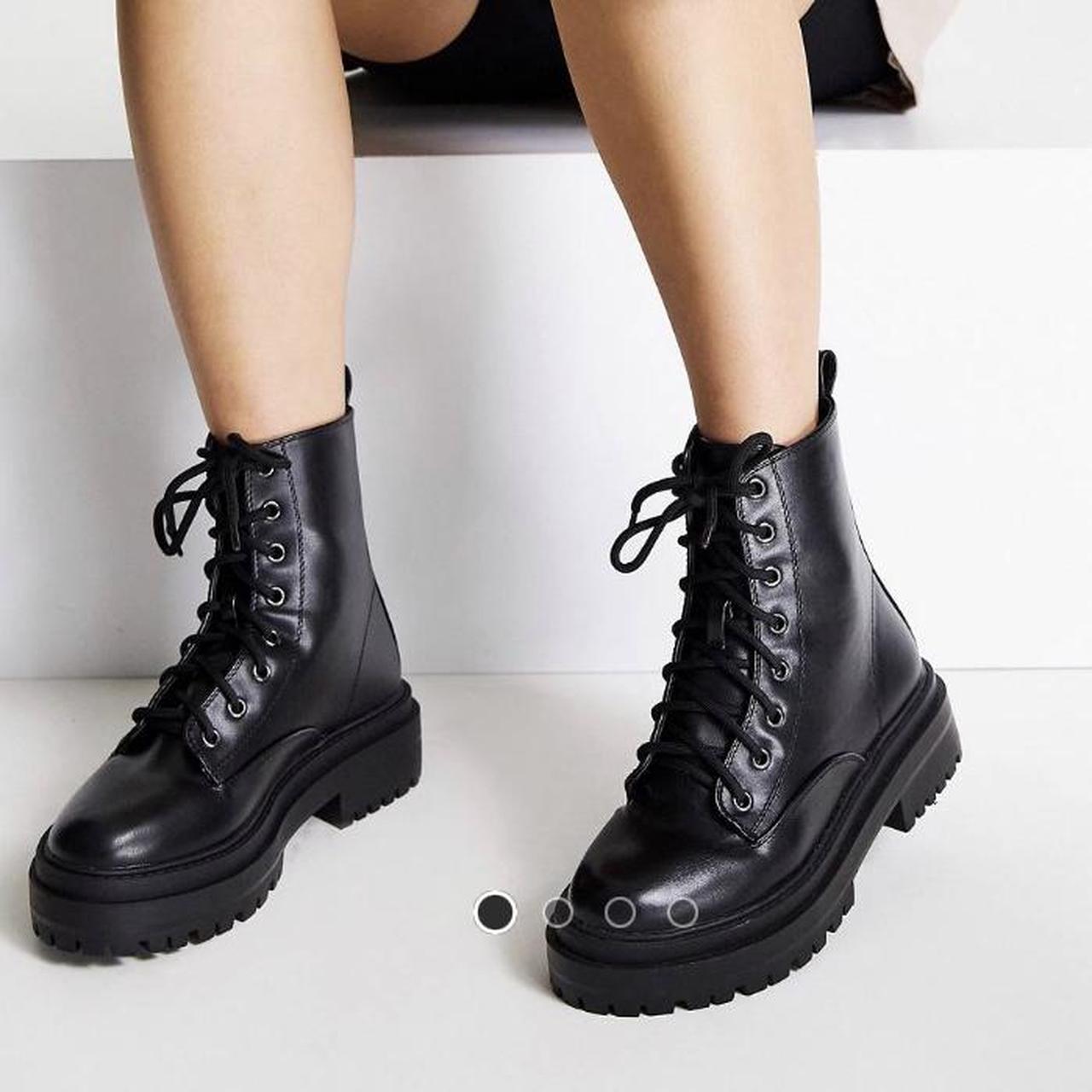 Raid Women's Black Boots | Depop