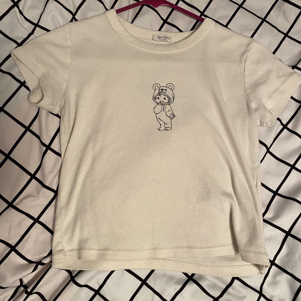 Brandy Melville Crop Top Cherub Size M bought for... - Depop