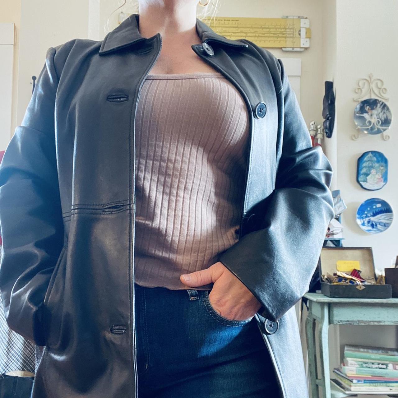 Jaclyn smith clearance leather jacket