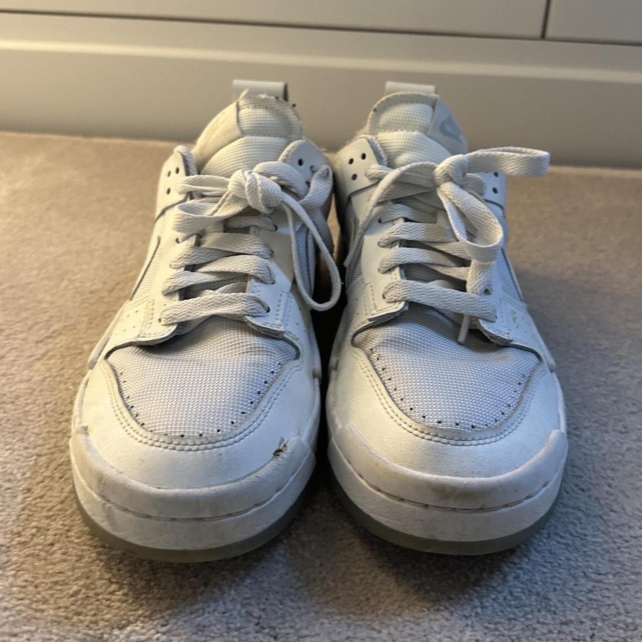 Nike grey dunks worn well and need a good clean... - Depop