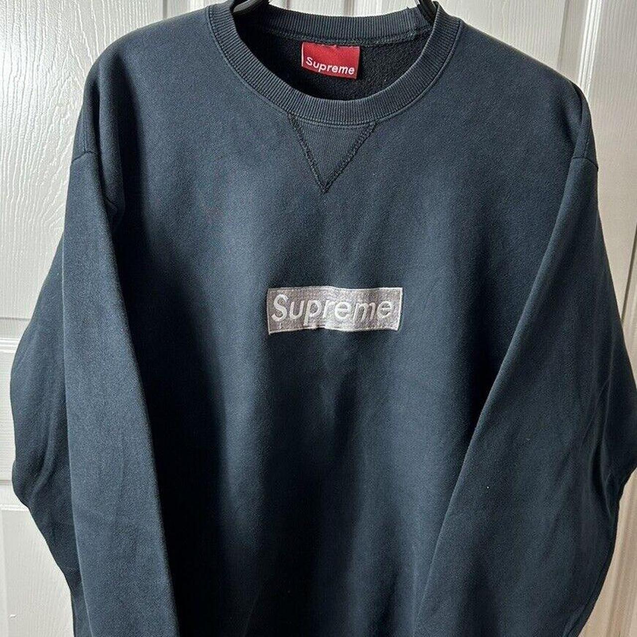 Supreme Crewneck Box Logo Sweatshirt Size XL... - Depop