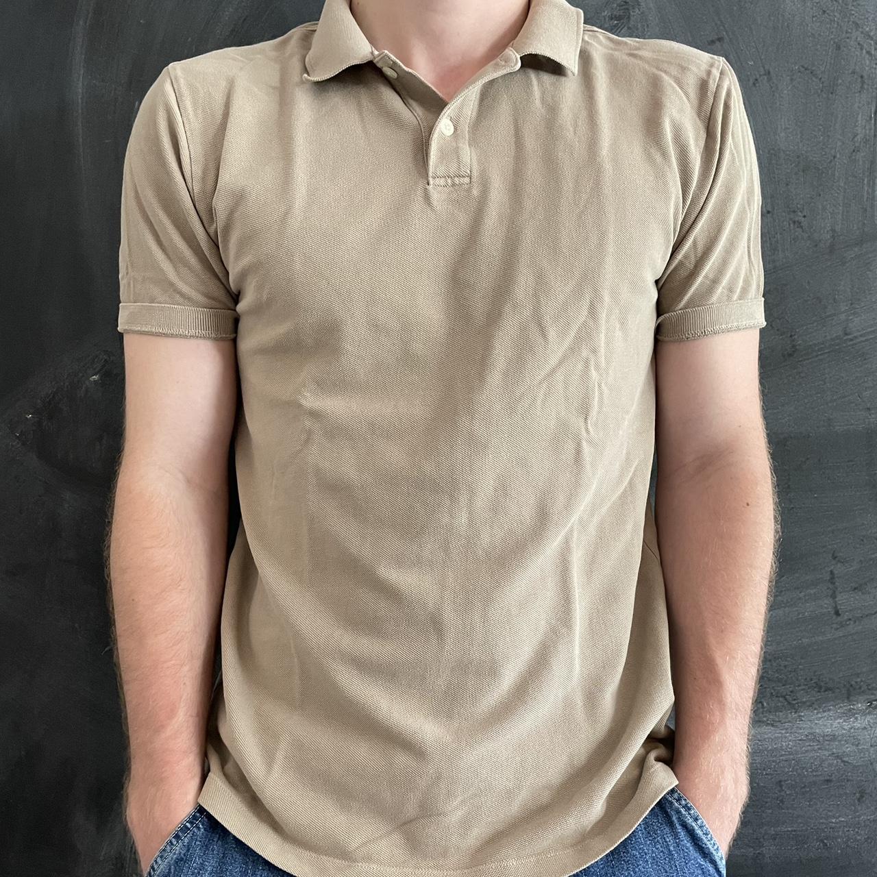 Gap Men's Tan Poloshirts Depop