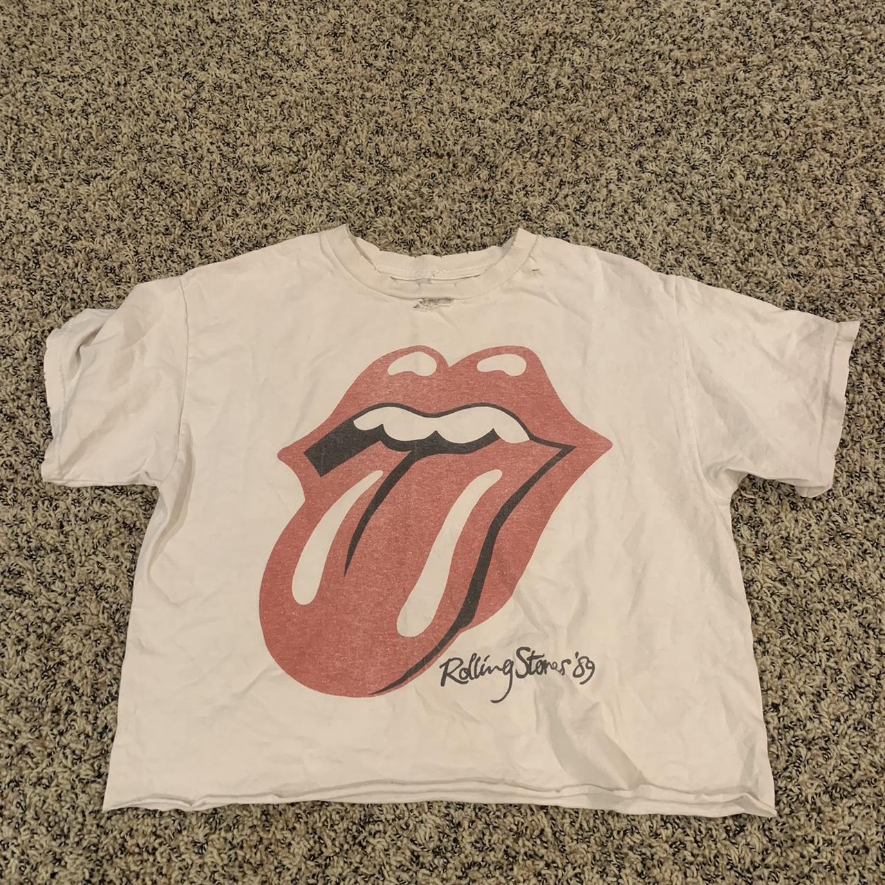 brandy melville rolling stones shirt