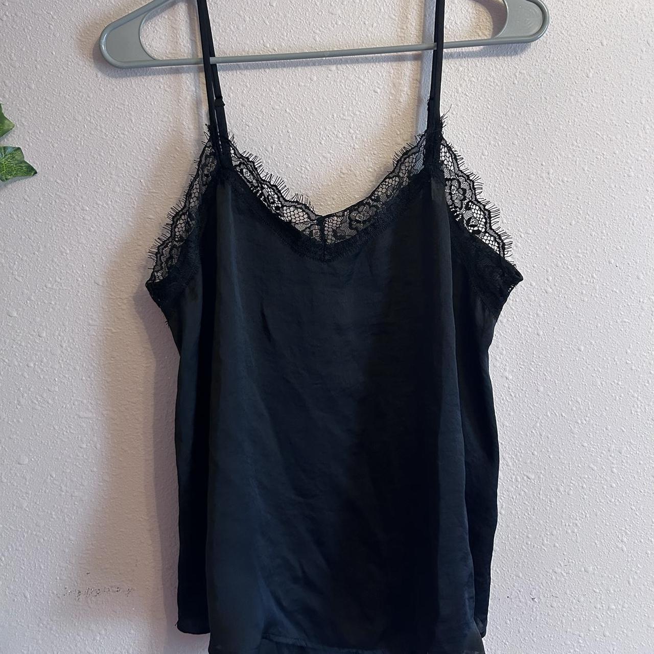 NEVER WORN black lace tank popular top