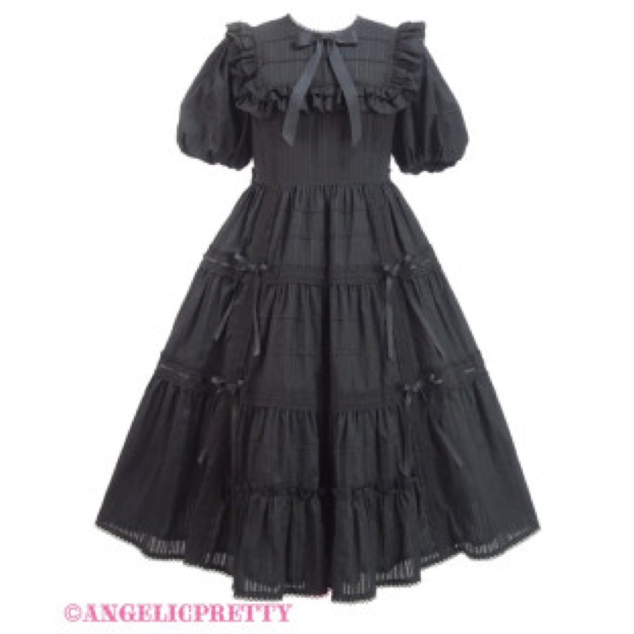 Angelic Pretty Crescendo Tiered Onepiece.... - Depop