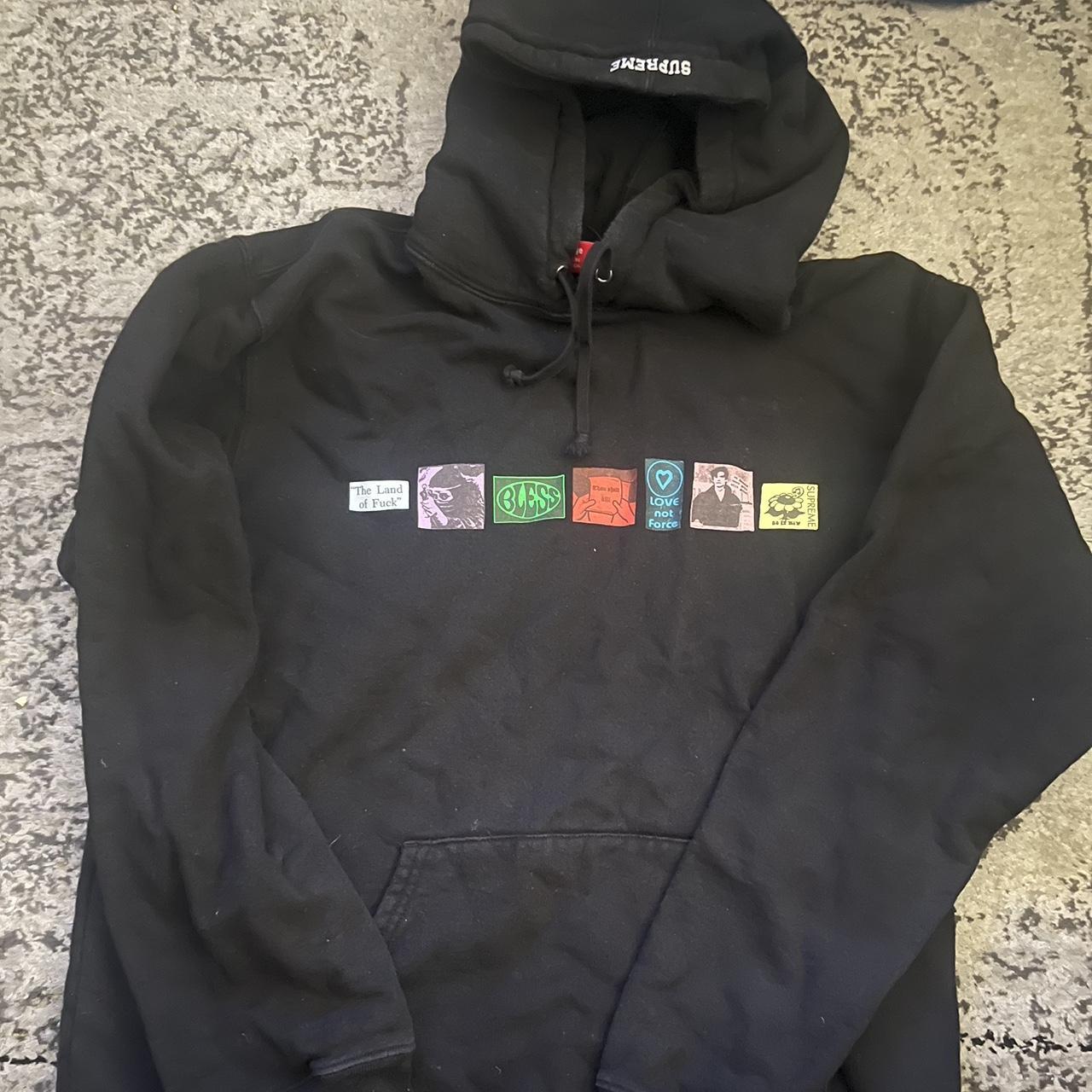 Supreme bless hooded sweatshirt on sale black