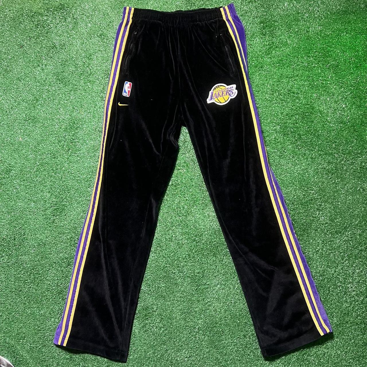 Vintage 90’s Nike Velvet Lakers Warm Up Pants,