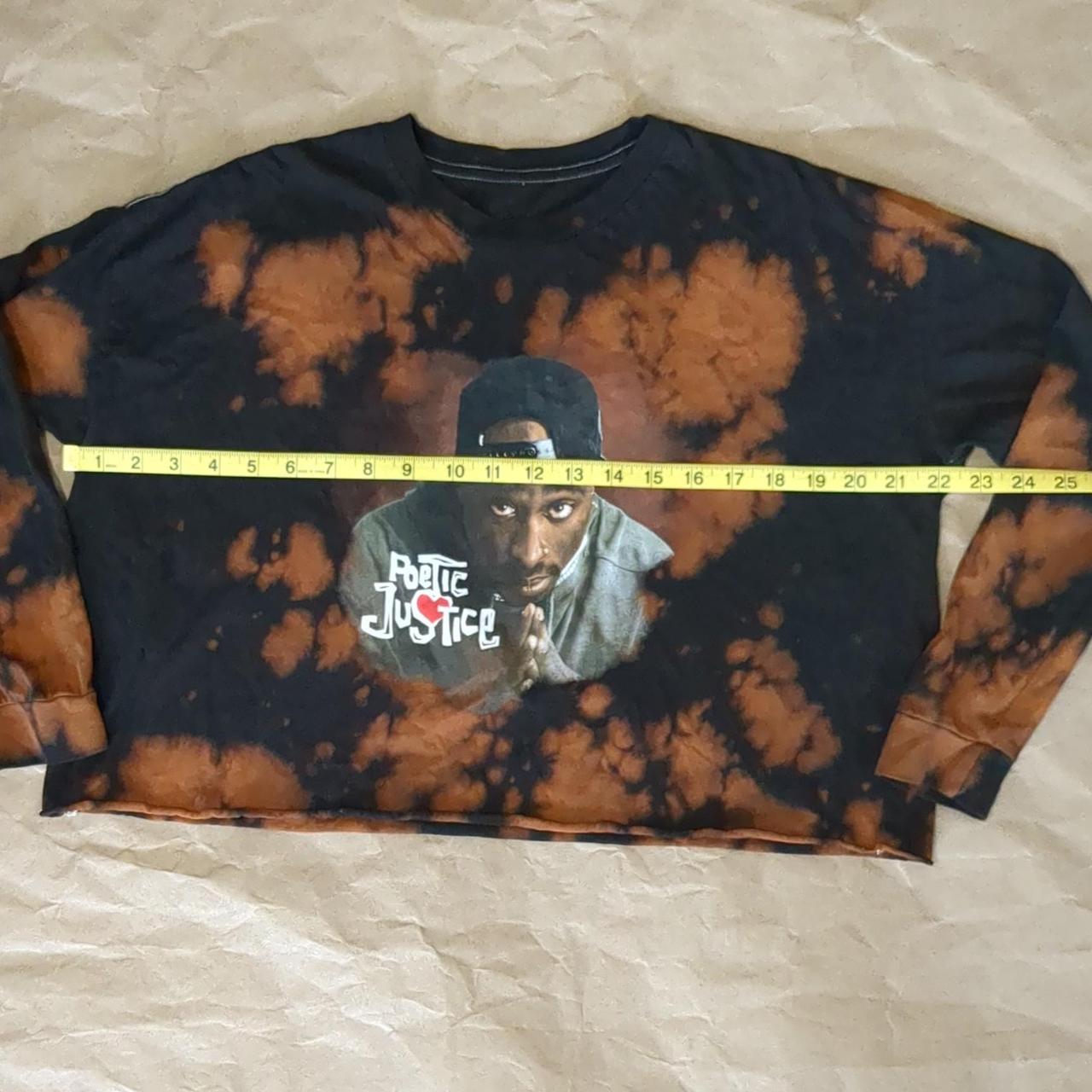 Tupac Shakur Poetic Justice, tie-dye, long sleeve... - Depop