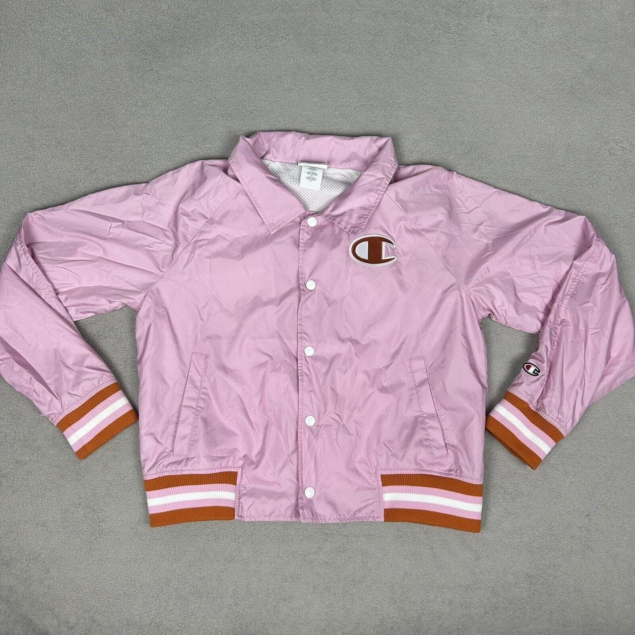 Champion bomber cheap jacket pink