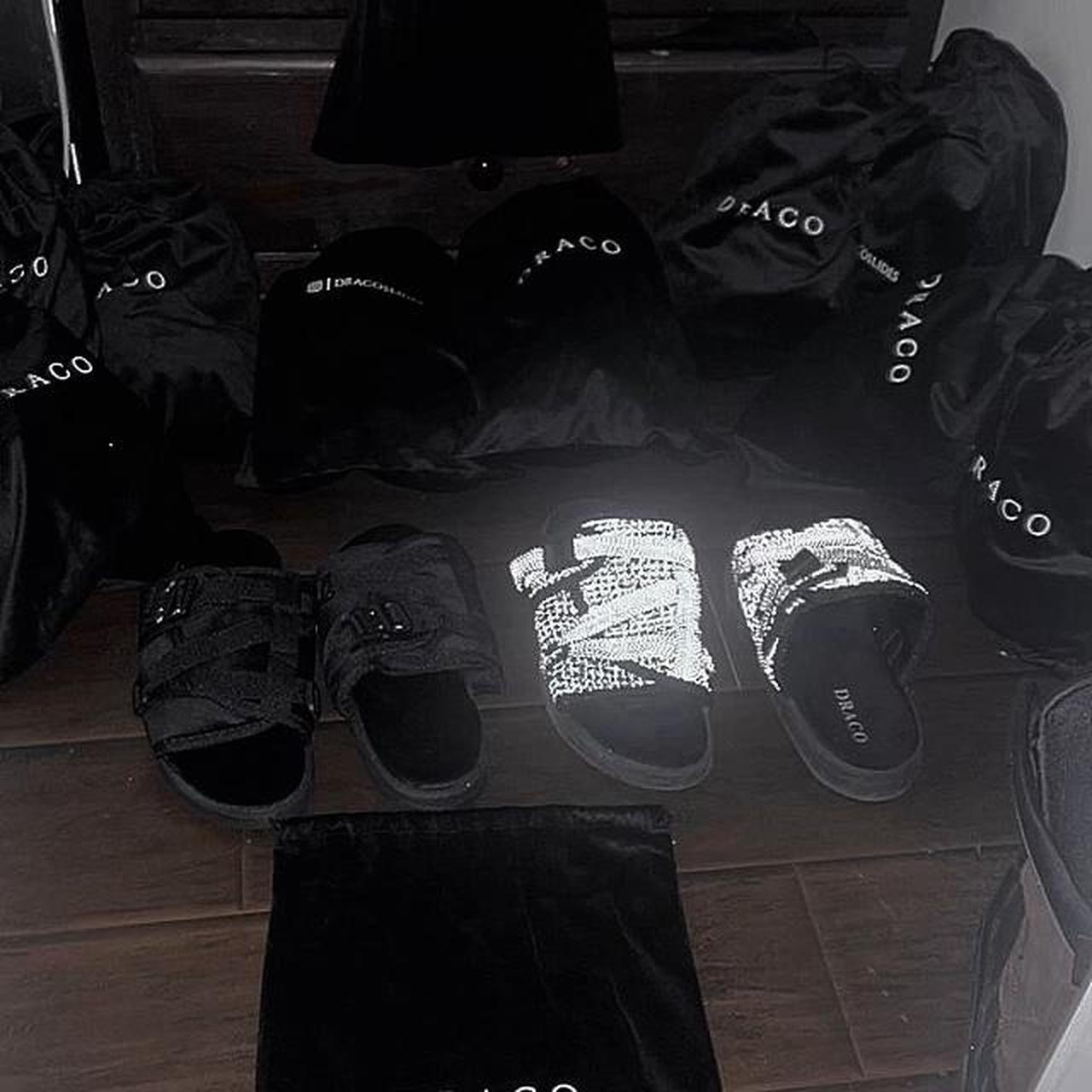 Draco slides for the low All Black Draco slides:... - Depop