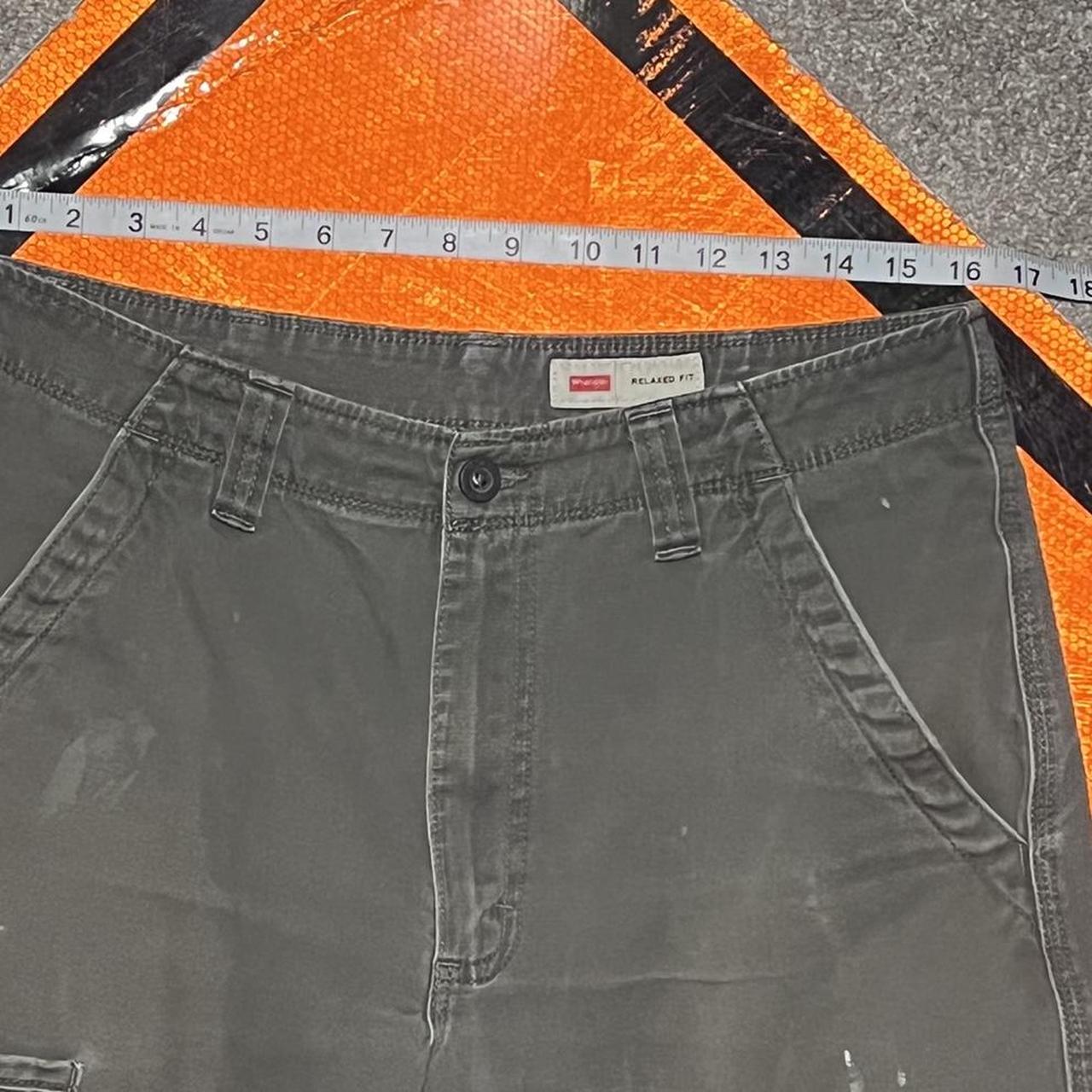 wrangler cargo pants vintage piece with paints... Depop