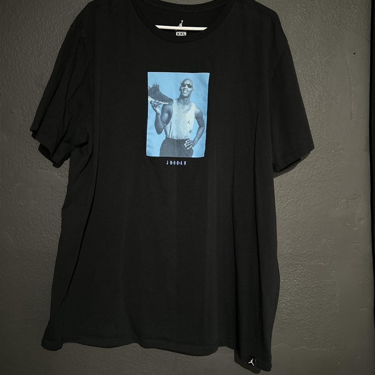 diffused blue jordan 6 shirt