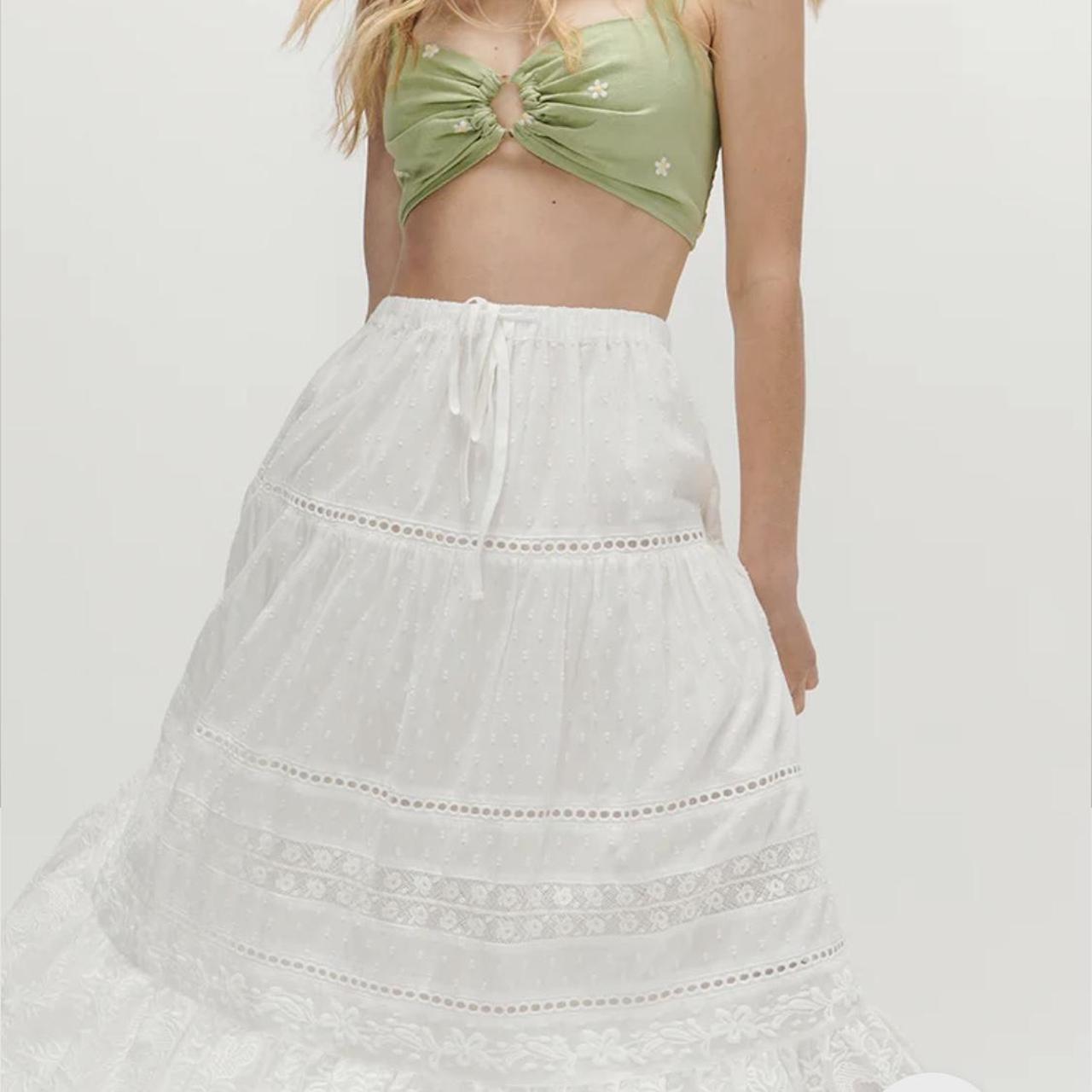 Ghanda romance maxi skirt sold out medium (for a... Depop