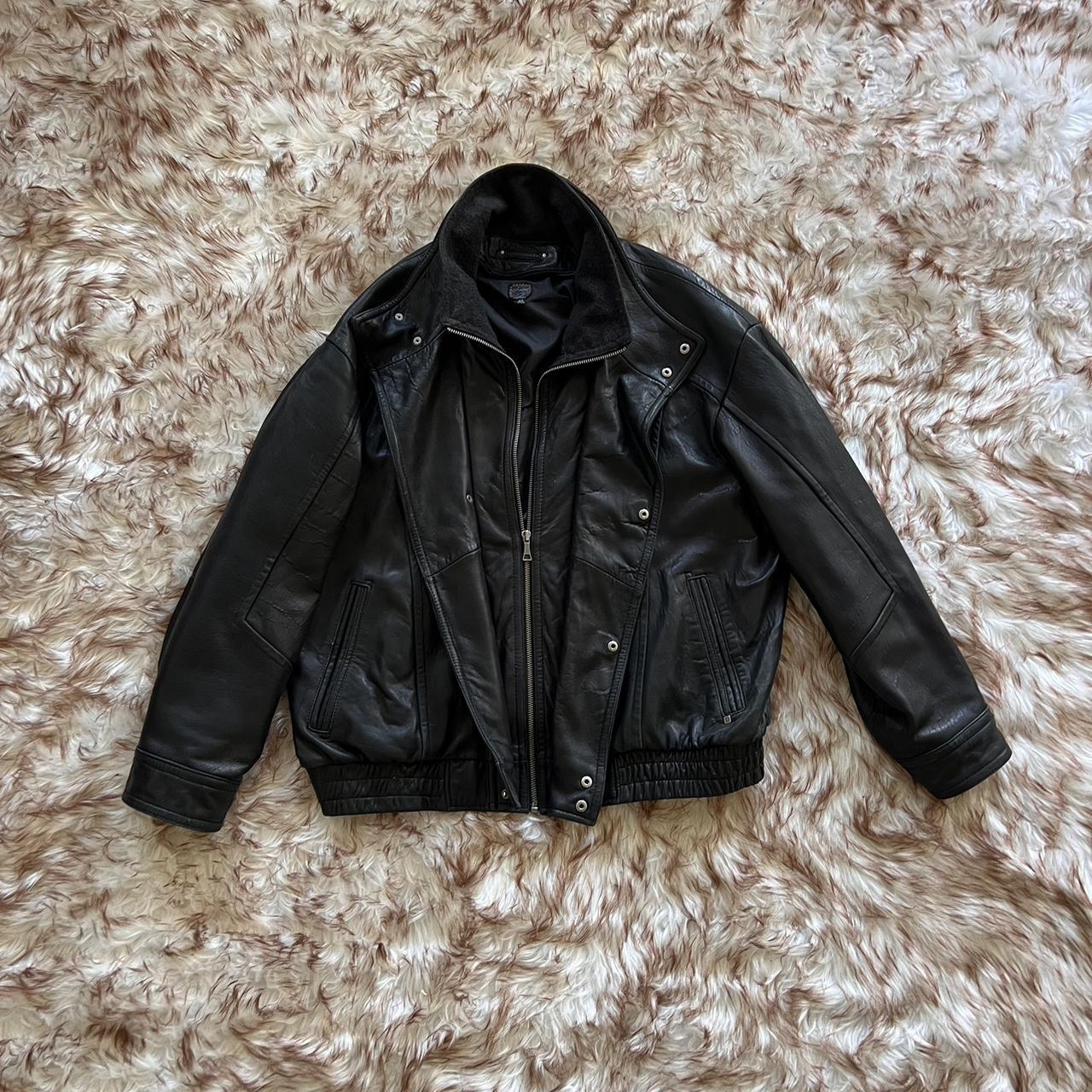 Genuine Leather Jacket (See tag... - Depop