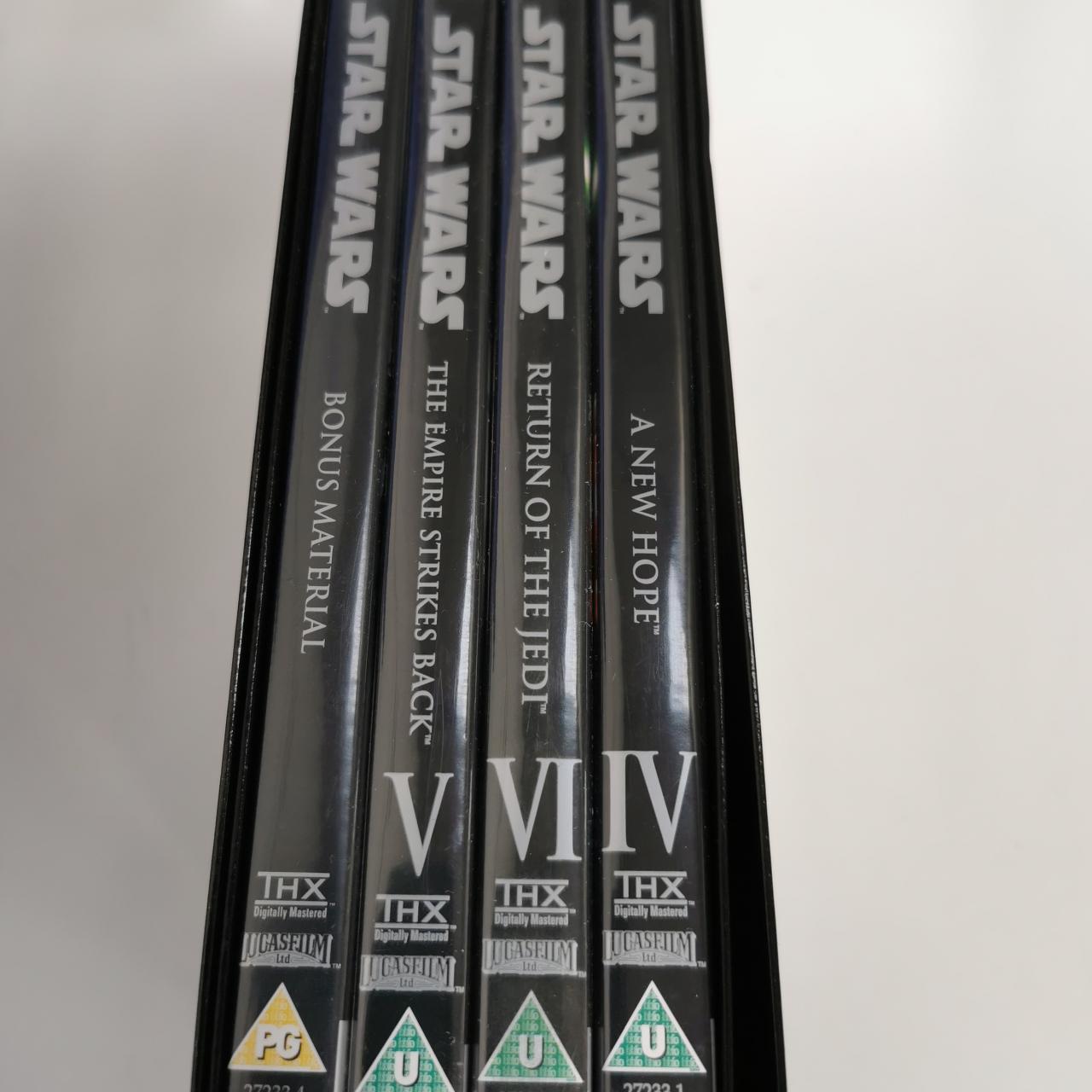Star Wars Trilogy DVD Box set 4 Disc set featuring... Depop