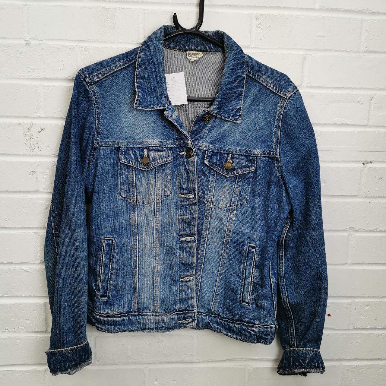 Etam Ladies Blue Classic Plain Denim Jacket 100%... - Depop