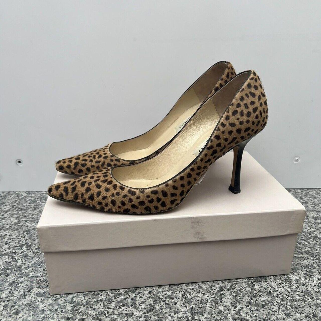 Jimmy Choo Leopard Print Shoes Pony Cheetah Animal... - Depop