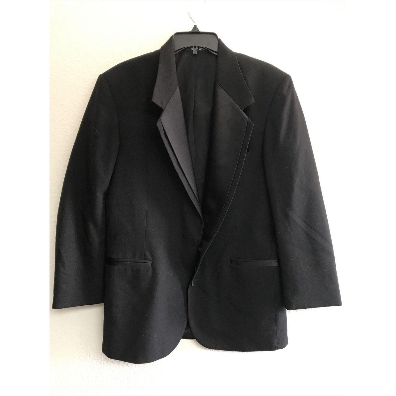Oscar De La Renta Men Black Tuxedo Jacket 42R Formal... - Depop