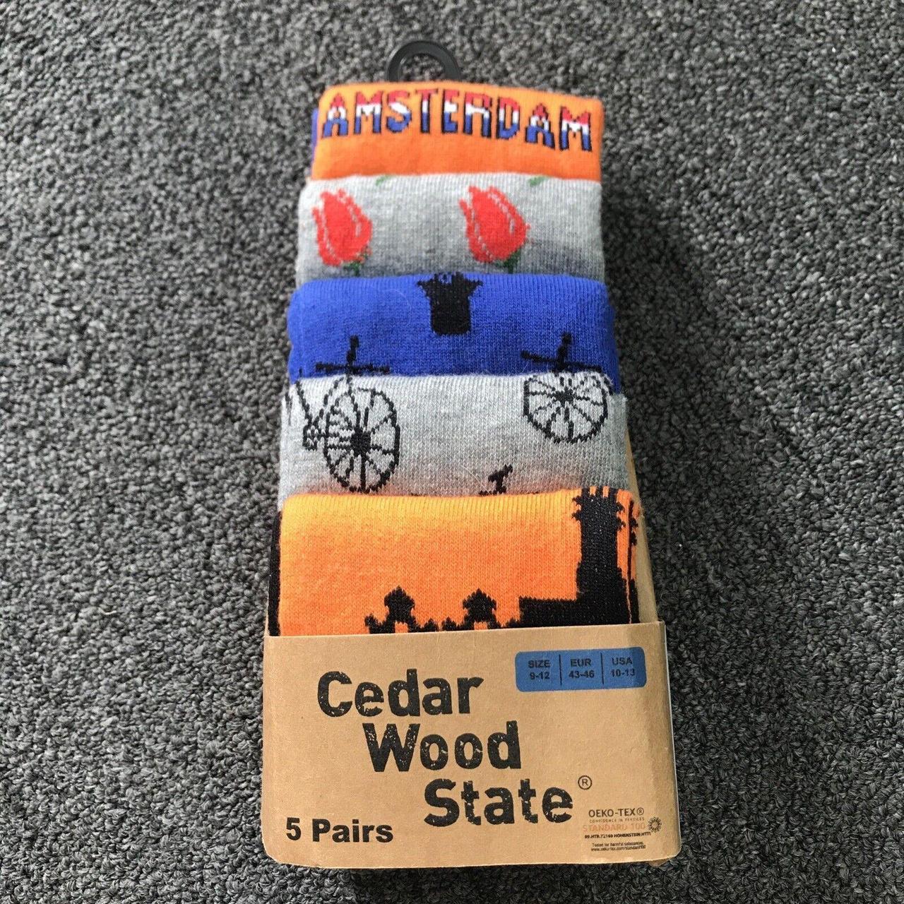 Primark Cedar Wood State 5pairs Socks Sz 1013... Depop